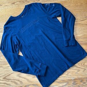 The Nike Tee Michigan Long Sleeve TShirt
